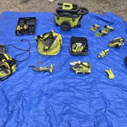 Ryobi Tools, Looking to sell quick, Entire Set For 200$. Will Sell Single Tools For Less. 