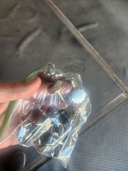 Multiple pieces of kitchen drawer hardware