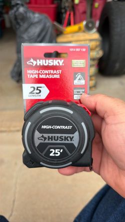 Husky 25ft High-Contrast Tape Measure