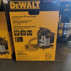 DeWalt Stainless Steel Wet/Dry Vacuum