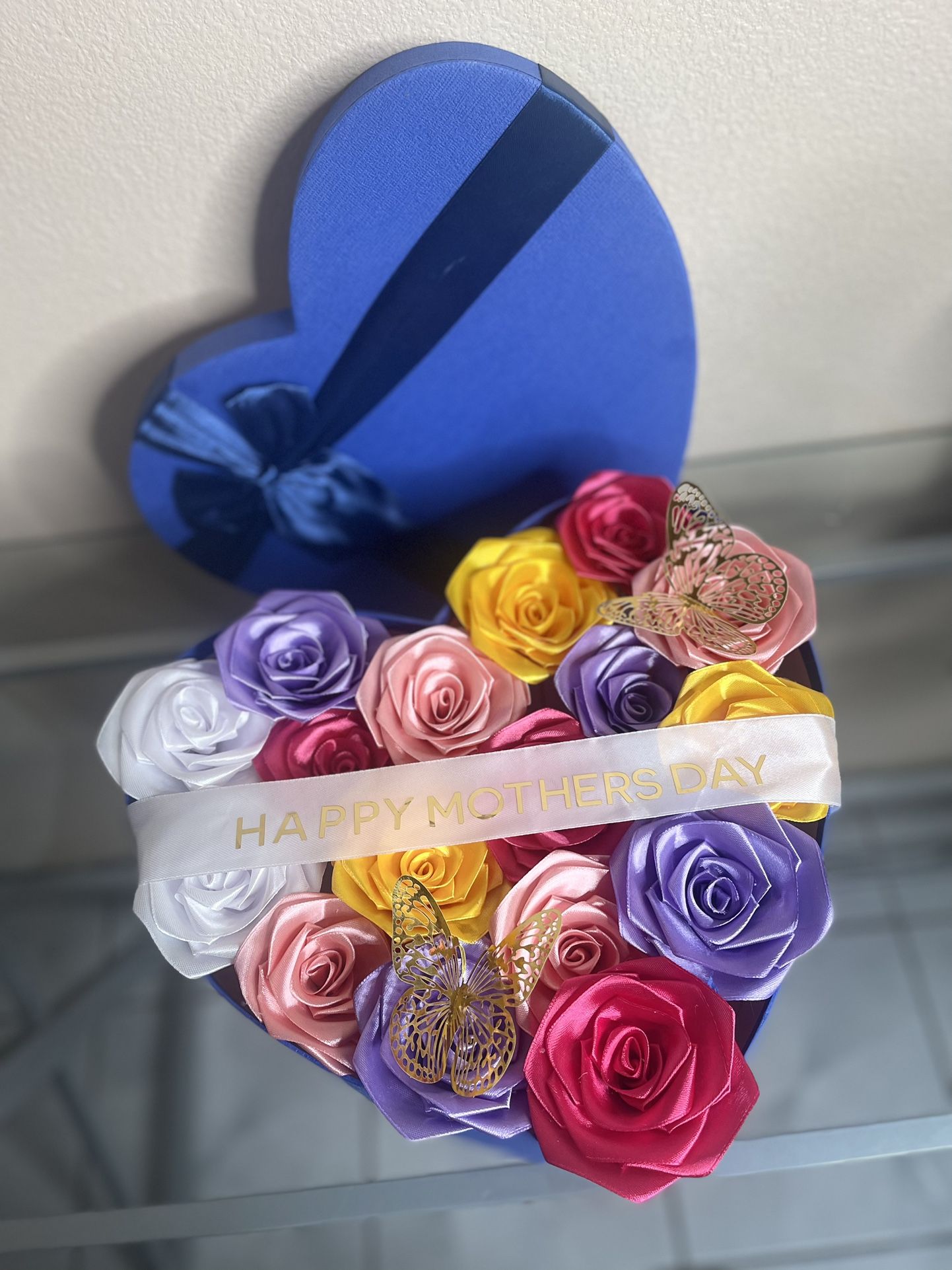 mother’s day heart box