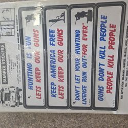 Vintage Bumper Stickers 1975 still sealed new