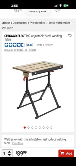 used welding table