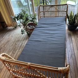 Article 'sol' dolphin gray outdoor chaise lounge day bed 