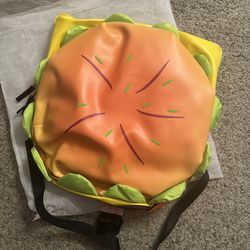 🚨MOVING SALE! Burger backpack, hamburger outfit, SpongeBob, cosplay, in and out, bobs burgers