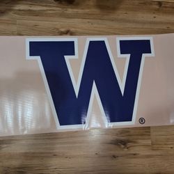 UW Washington Huskies 2 X 4 Ft Banner 