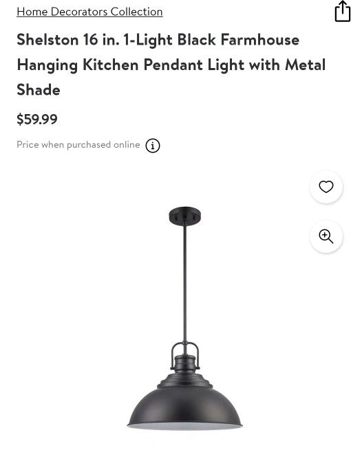 Black Pendant Lights Set Of 3