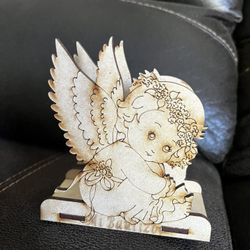 Baptism Napkin Holder 