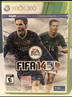 FIFA 14 Xbox 360 Game Works perfectly EA Sports FIFA 14 for Xbox 360, better with Kinect sensor.
