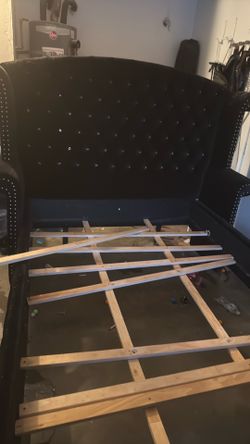Free black bed frame