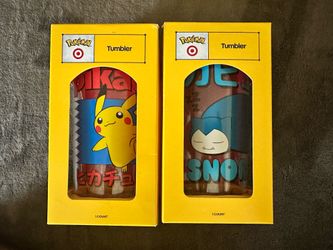Pokemon Pikachu Snorlax Tumbler