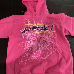 Pink Sp5der Hoodie 