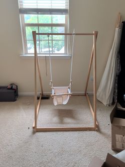 Wooden Baby Swing / Montessori Indoor Swing Set