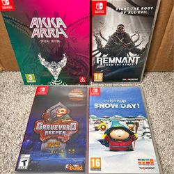 Nintendo switch games &ps5