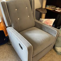 Grey Rocking Chair Recliner