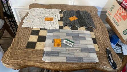 3 miscellaneous tile mats with imperfections