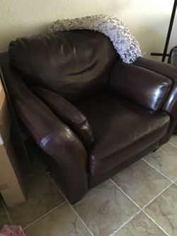 Leather couch