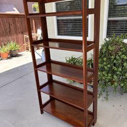 Pier One Imports 5- Tier Folding Bookcase.
