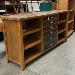 3 Drawer Credenza Buffet Table Tv Stand 