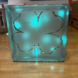 St Patrick’s Glass Block