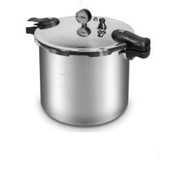 Barton 22-Quart Pressure Canner Pressure Cooker Pressure Gauge with Rack, Induction Compatible, Steam Canner Polished 22 QT Stovetop Pot  99903