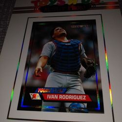 1993 Topps Master Photo Ivan Rodriguez 