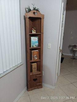 Wood Corner Shelf