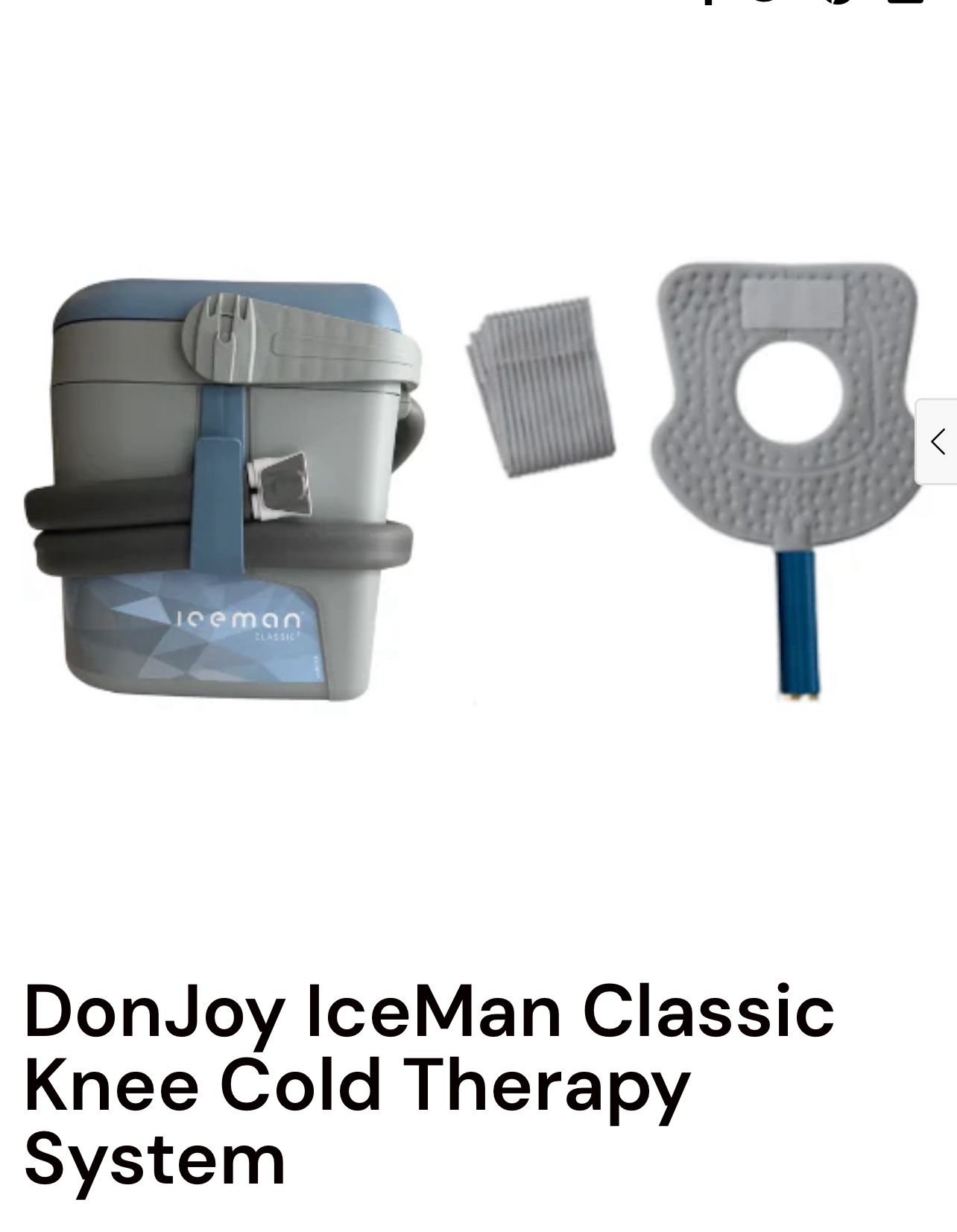Ice Machine/ Knee Cold Therapy System