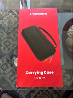 TRANSNOVO Carrying Case for Nintendo Switch 2 2025 - Protective Hard Shell Portable Switch 2 Travel Case Pouch with 24 Game Card Slots and Large Capac