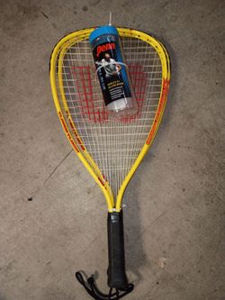 2 Racquetball Racquets with two balls