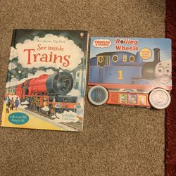 Set Of Two Train Books Flaps And Sound ($10 For Both)