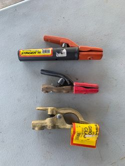 Welding stingers and ground