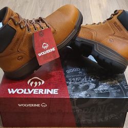 Wolverine Work Boots Size 8 And 10 For Men 
