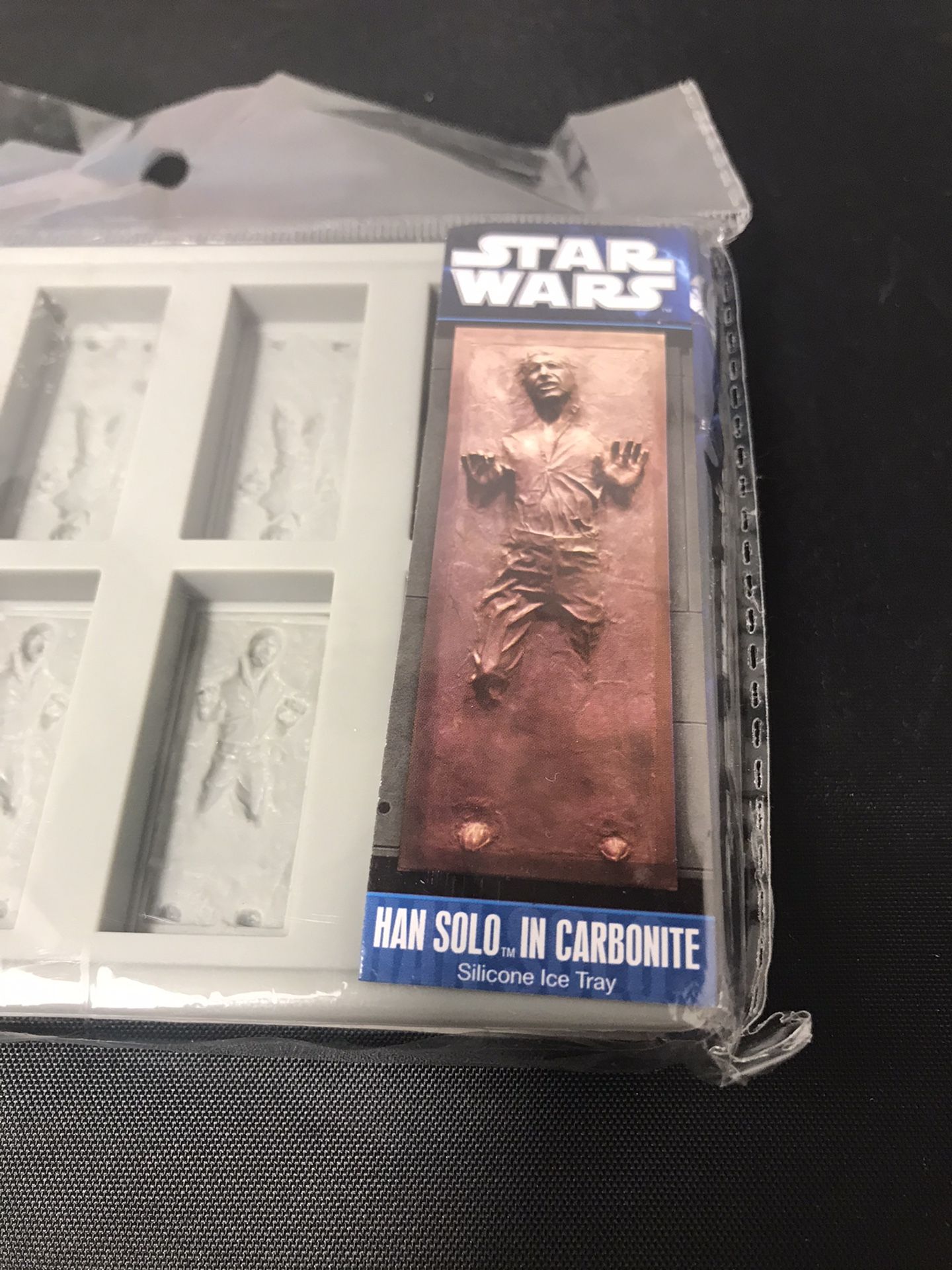 Star Wars: Han Solo in Carbonite Silicone Ice Tray / Chocolate Mold/ Single Tray