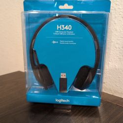 New Logitech H340 Wireless USB Computer Headset