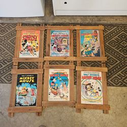 Vintage Disney mickey mouse school folders
