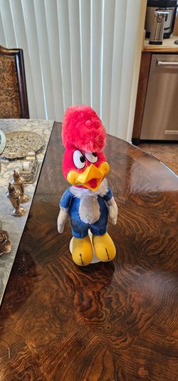 1957 Woody Woodpecker Walter Lantz Doll Plush / Collectible / Plushie / Vintage / Flintstones / The Jetsons / Chilly Willy / Cartoon / Comics
