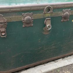 Antique Samson Steamer Trunk