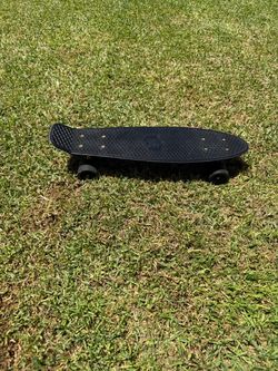 Mayhem Retro 22” Penny Style Skateboard Black Gold