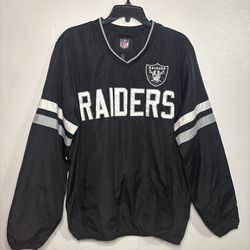 raiders wind breaker jacket