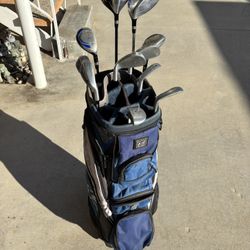 Full Set Of Golf Clubs (Bag Included)