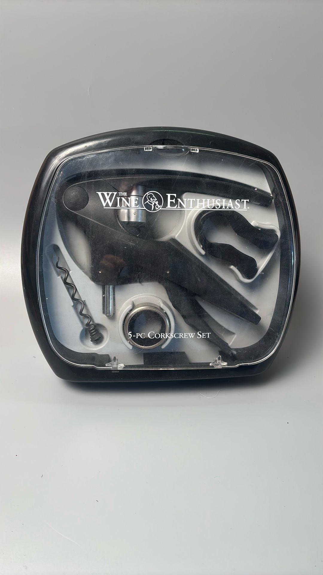 The wine enthusiast. Five piece corkscrew set.
