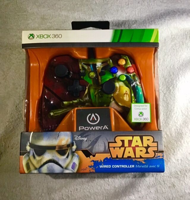 X Box 360 Rare Boba Fett Controller