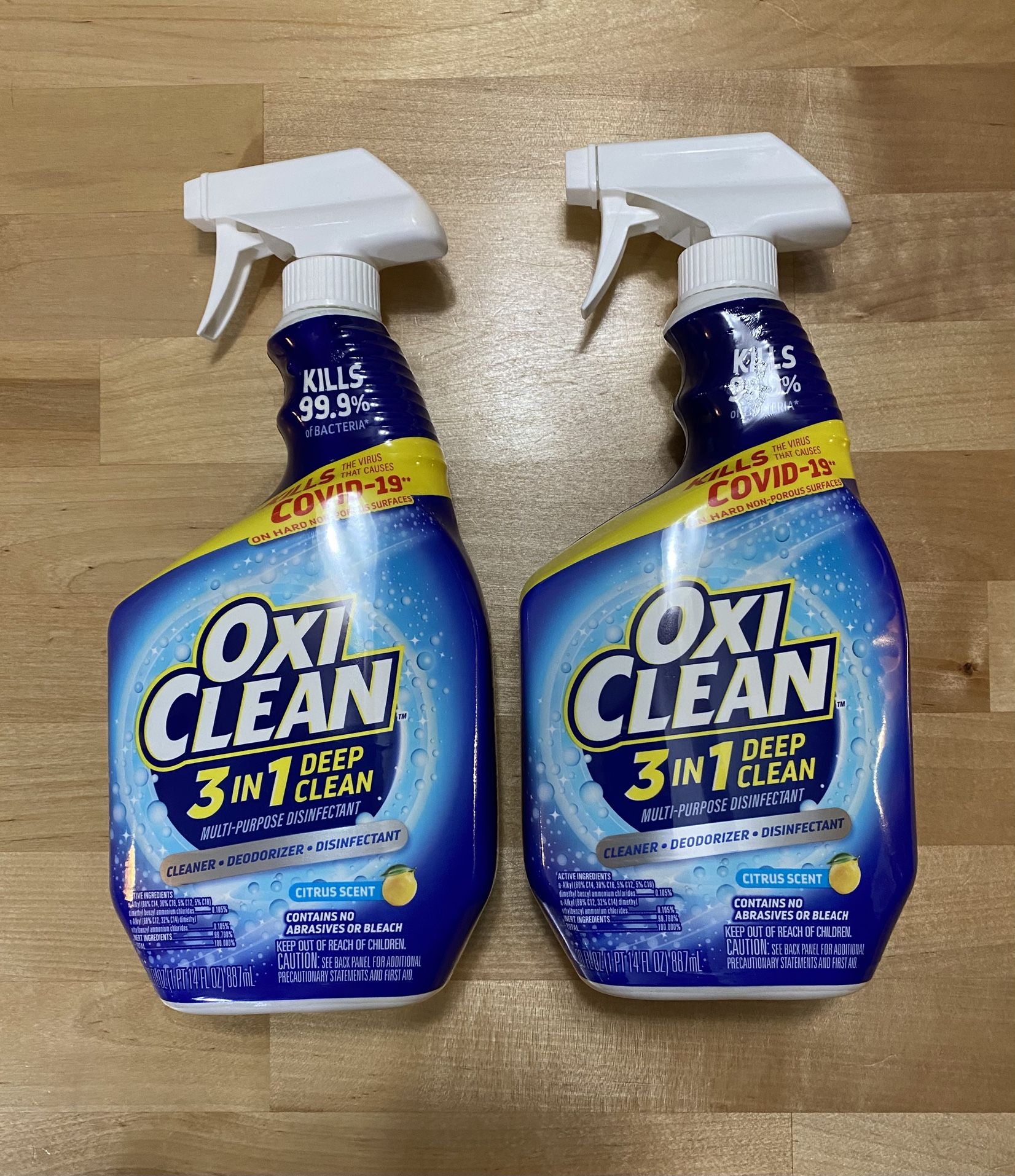 OxiClean 3-in-1 Deep Clean multipurpose spray