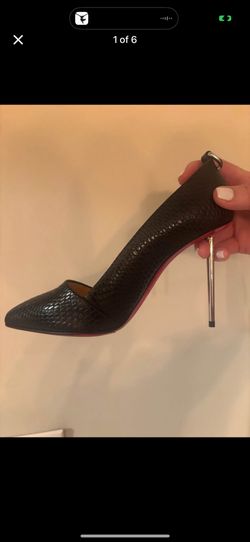 Brand New Louboutin Metal Spike Heel