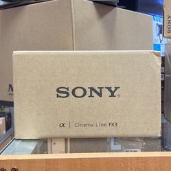 Sony FX3 Cinema Camera 