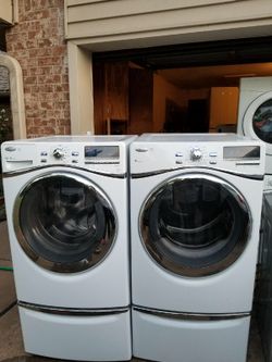 Whirlpool washer and dryer