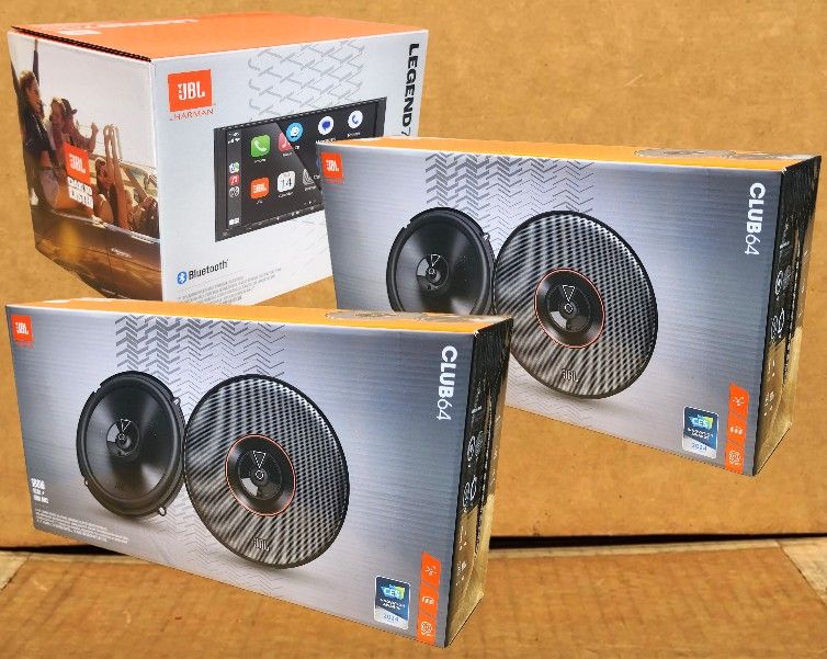 🚨 BLACK FRIDAY 🚨 JBL Double Din Screen Stereo Wireless Apple Carplay Android Auto Club 6 1/2" 2-Way Speaker System Package 🚨 No Credit Needed 🚨