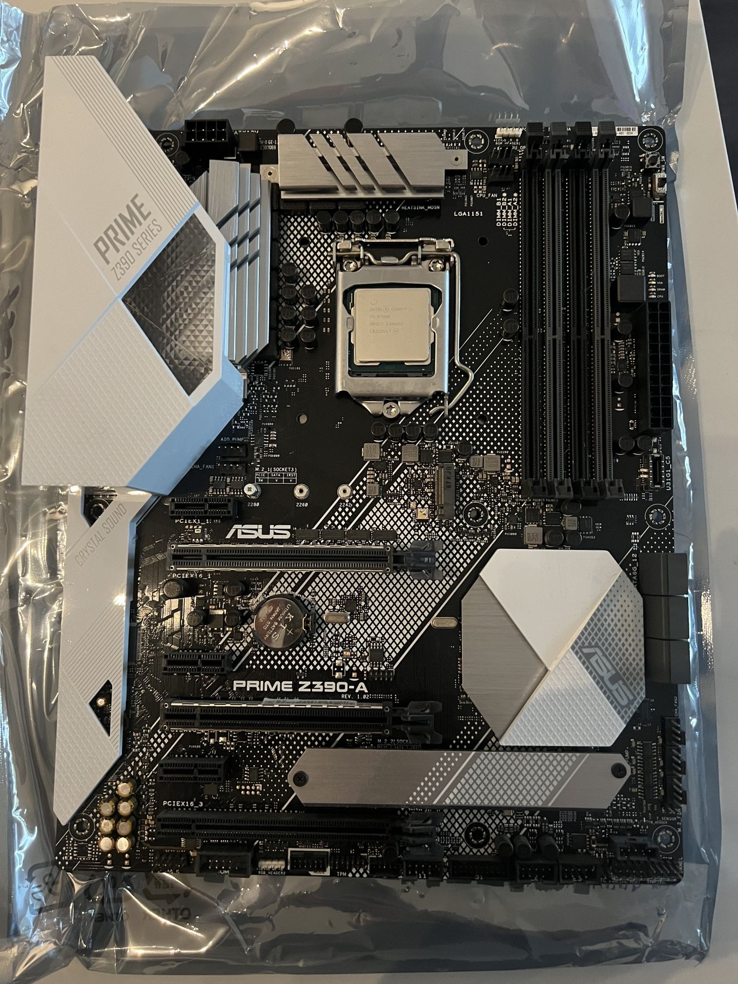 Asus Z-390 A Prime Motherboard With Intel i7 9700k CPU for Sale in Fort ...