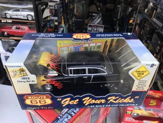Diecast 55’ Chevy Bel Air Hot Rod 1/24 1:24!!! More Cars On My Page!!!